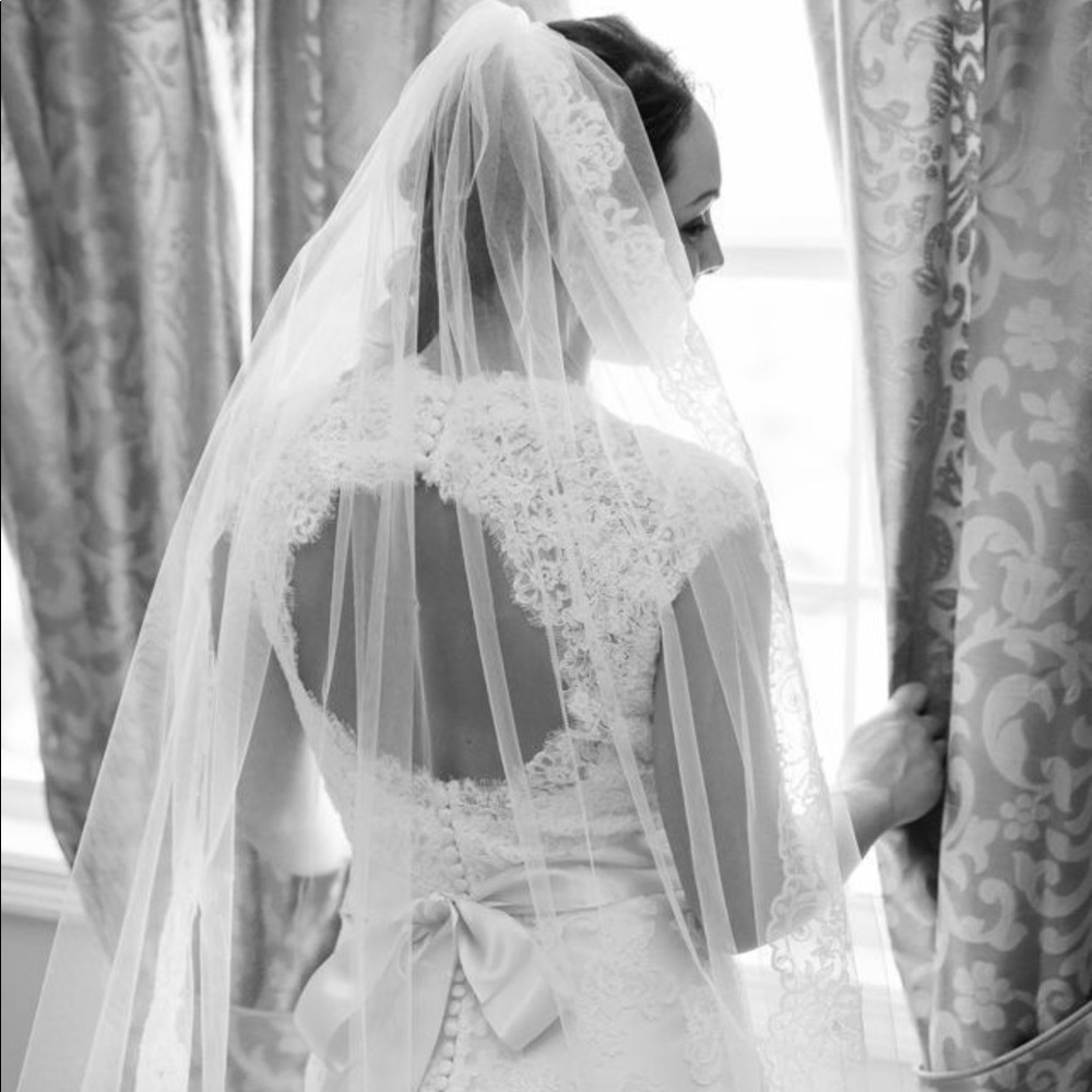 Lace Cathedral Wedding Veil
